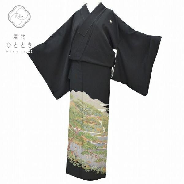 新品未使用 黒留袖 五つ紋入り 比翼仕立て 正絹 仕立て糸付き フォーマル