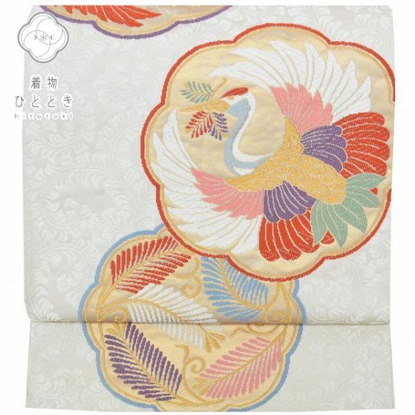 未使用近い　美品　袷　正絹　縮緬　訪問着　フルセット　プラチナ箔唐織袋帯 未使用近い 美品 袷 正絹 縮緬 訪問着 フルセット 西陣唐織金箔