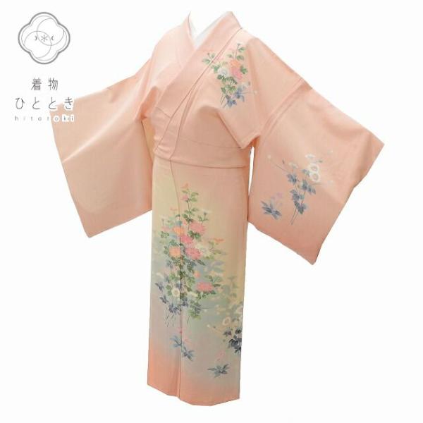 リサイクル着物 訪問着 中古 単衣 正絹 仕立て上がり 結婚式 加賀友禅
