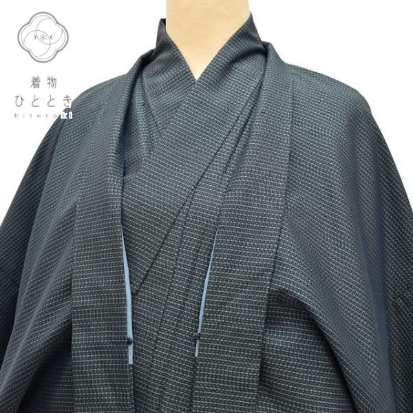 リサイクル着物 アンサンブル 中古 男性 着物 羽織 大島紬 正絹 クリーニング済 緯絣 rrc1997a44 着物ひととき