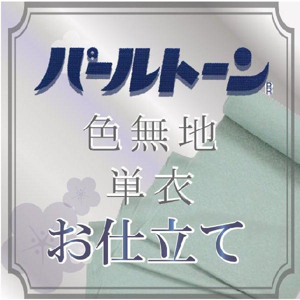 パールトーン加工 お仕立て セット 色無地 撥水 防カビ 防汚 パール 