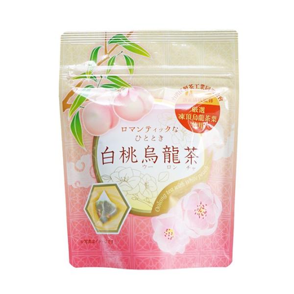 厳選した凍頂烏龍茶茶葉使用。甘い桃の花の香りが漂う凍頂烏龍茶に、桃の果実のフレーバーを包み込みました。優雅な雰囲気を醸し出すために、ほんの少し薔薇の花と焙じ茶を加えました。また、凍頂烏龍茶はべにふうきに代表されるメチル化カテキンを含有してい...