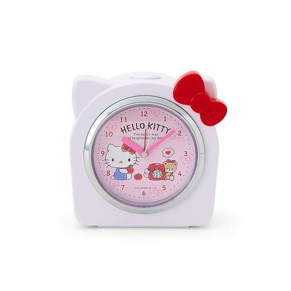 サンリオSANRIO 目覚まし時計 ハローキティ ABS樹脂 ライト付き 306649
