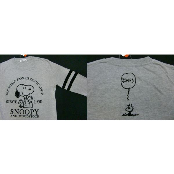 スヌーピー ｔシャツ Snoopy 長袖ｔシャツ メンズ レディース ロンt アメカジ 袖ライン フロッキープリント Woodstock 秋 新作 Buyee 日本代购平台 产品购物网站大全 Buyee一站式代购 Bot Online
