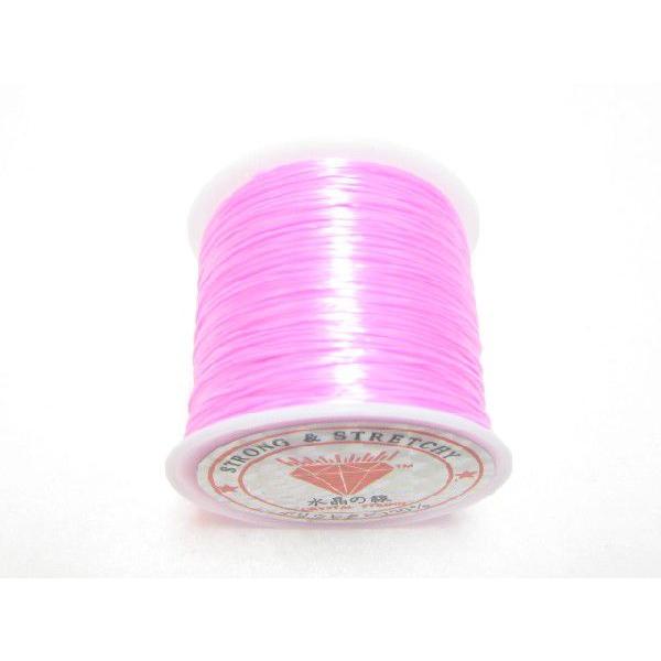 水晶の線 ・オペロンゴム 1巻(約70m)　薄ピンク