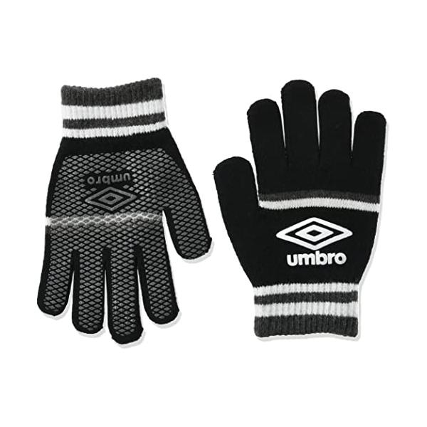 UMBRO アンブロ Jr．マジックニットグローブ UUDUJD55 ブラック/グレイ