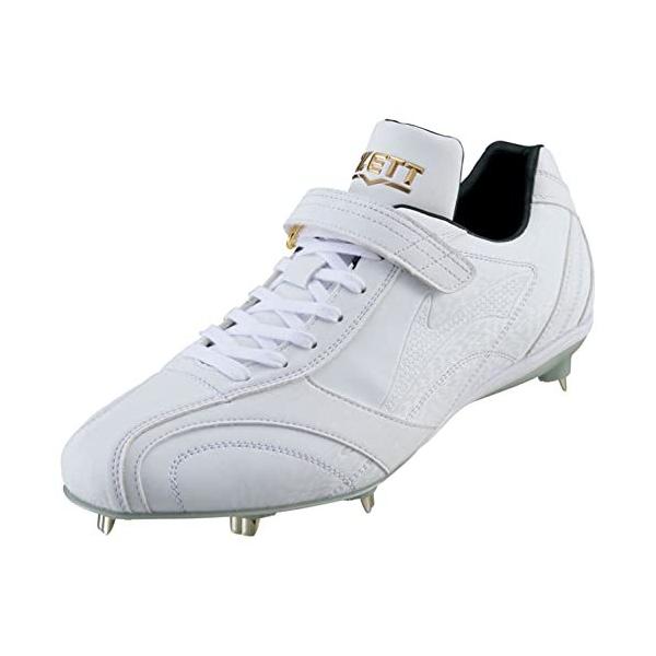 �[�b�g (ZETT) �싅 ����ߍ��݃X�p�C�N �V���[���[�X�^�C�v �X�[�p�[�O�����h�W���b�NWH �z���C�g×�z���C�g(1111) BSR2716WH 29.0cm