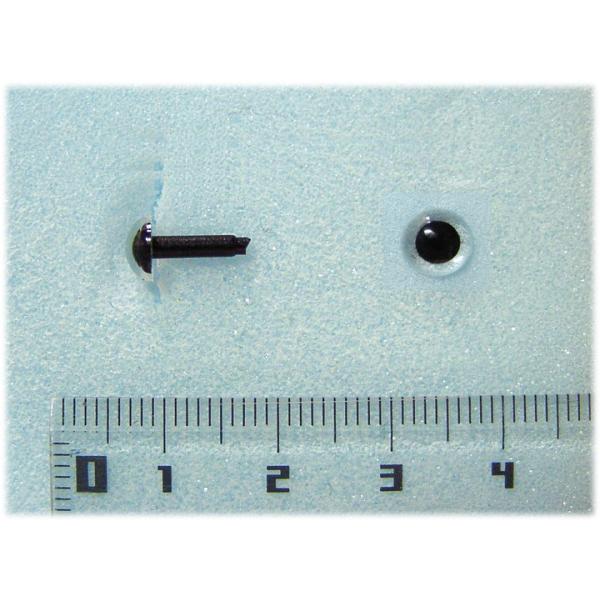 ◎クリスタルアイ（クリア）６.０ｍｍが１０個です。 ◎一般的は樹脂製です。◎手芸用ボンド・木工ボンドで接着します。