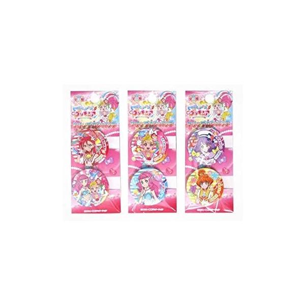 トロピカル〜ジュプリキュア クリップカンバッチ 3種1セット 缶バッジ