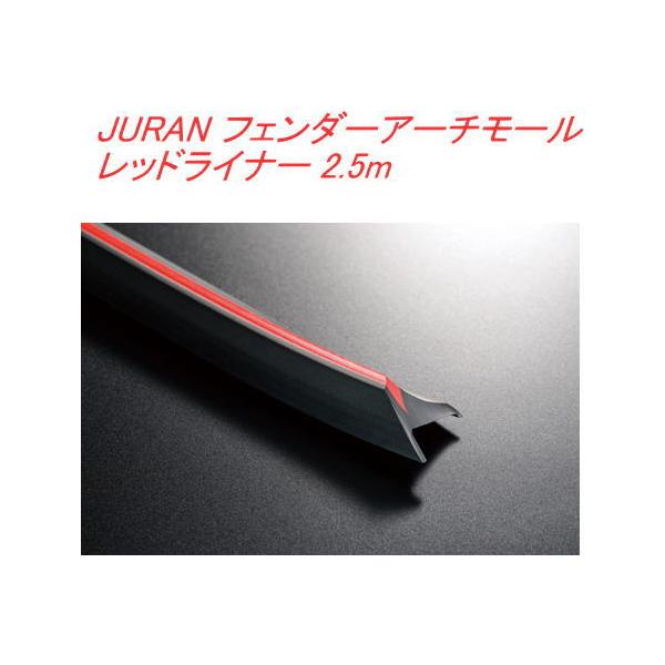 JURAN フェンダーアーチモール レッドライナー 2.5m【360878