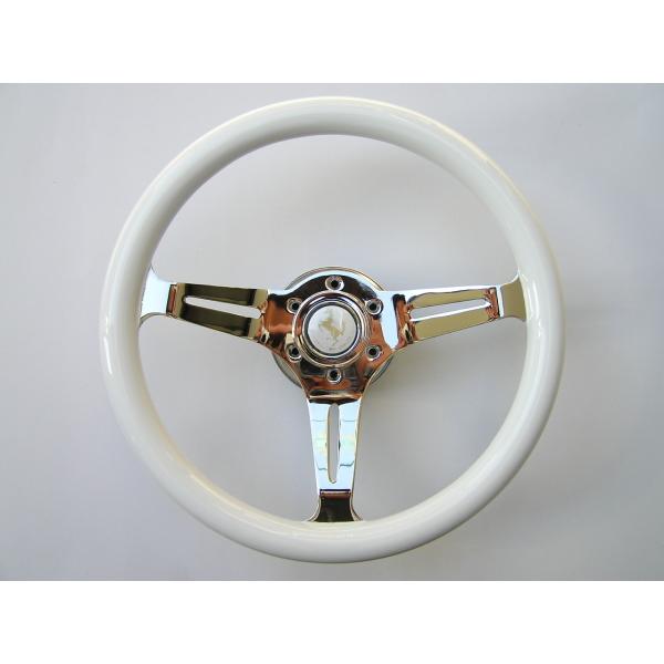 ピュアホワイトハンドル 31パイ（ホーンボタン付）【HK337】 : オート