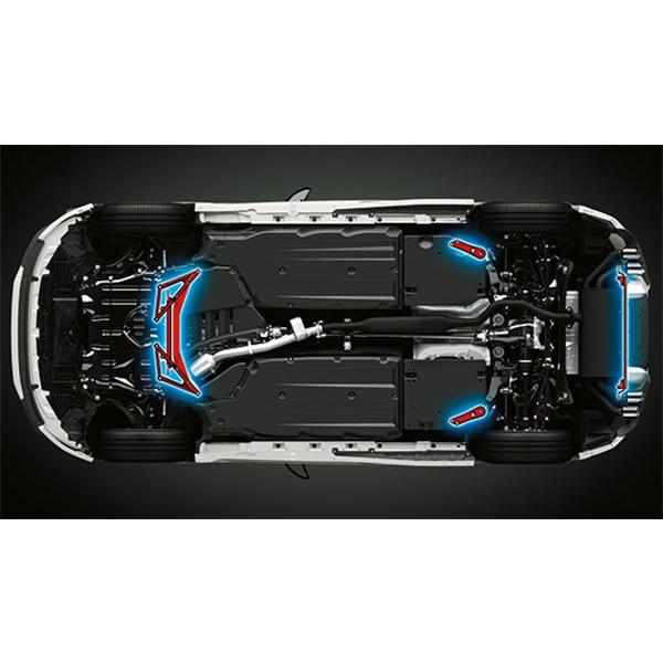 TRD GR86 メンバーブレースセット 【MS300-18002】 : オートイーグル 