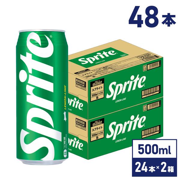 スプライト 500ml缶×48本 送料無料 沖縄除く 爆買 : 北の檸檬屋Yahoo