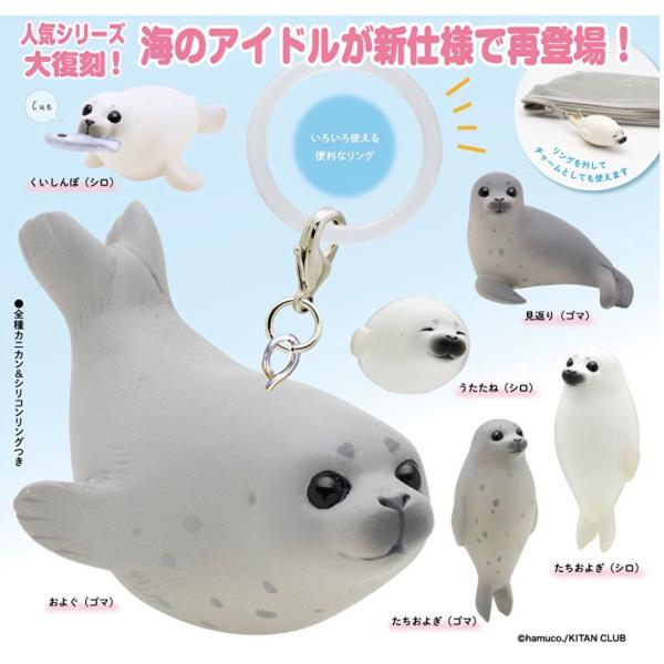2026年9月予約 ガチャ【ntc.Puff アザラシマーカーチャーム コンプリート 6種セット カプセルトイ】