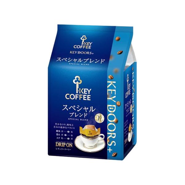 キーコーヒー KEY DOORS+ ドリップ オン スペシャルブレンド 10袋×3袋 (30杯分),ドリップコーヒー,レギュラーコーヒー