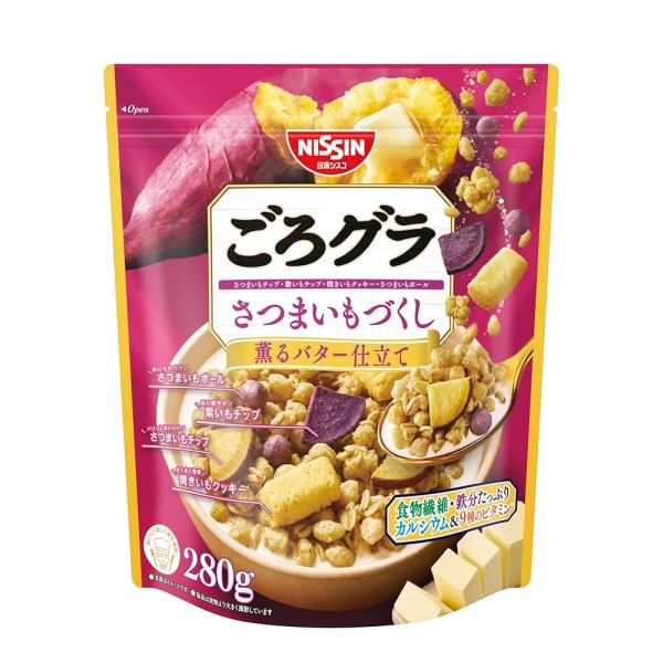 他サイト： 日清シスコ ごろグラ さつまいもづくし 280g×6袋 賞味期限 2026.9.30の商品画像