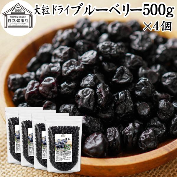 ブルーベリー 500g×4個 乾燥 ドライフルーツ 北米産 爆買