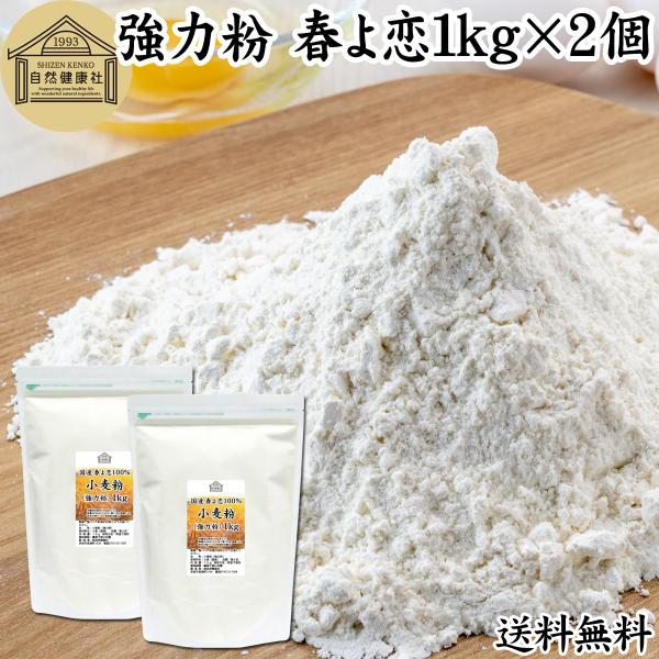 春よ恋 強力粉 1kg×3個 小麦粉 国産 業務用 パン用 北海道産