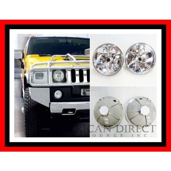 Hummer h2 ライト　ボンネットライトハマーh2 ハマーH2 ボンネット4灯HID装着