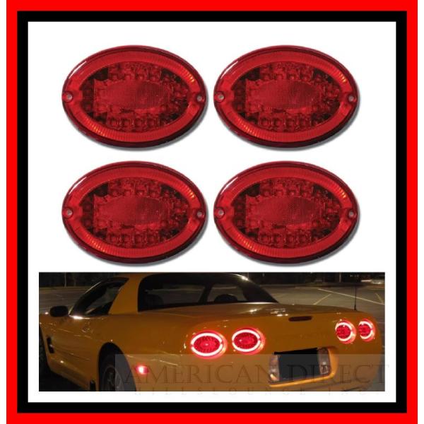 シボレー（CHEVROLET） 【即納/Corvette America社製/正規品/レッド/V4