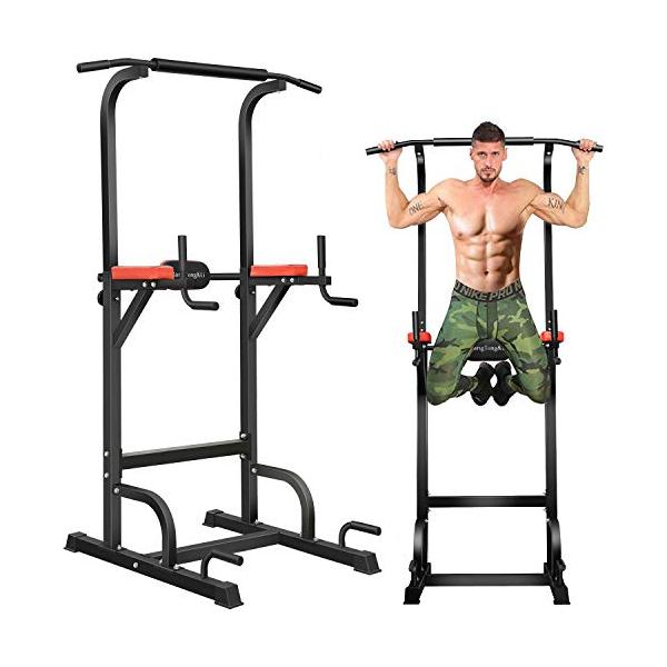 Bangtongamp Li ぶら下がり健康器 懸垂マシーン 耐荷重150kg 懸垂 器具 背筋 ディスカウント ブラックレ 腹筋 大胸筋 筋肉トレーニング