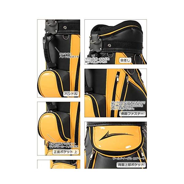 ワールドイーグル バッグ メンズ カート メンズ ゴルフ Cbx007 Sgf Hm Selections ゴルフ ブラック オレンジ バッグ We Cbx007