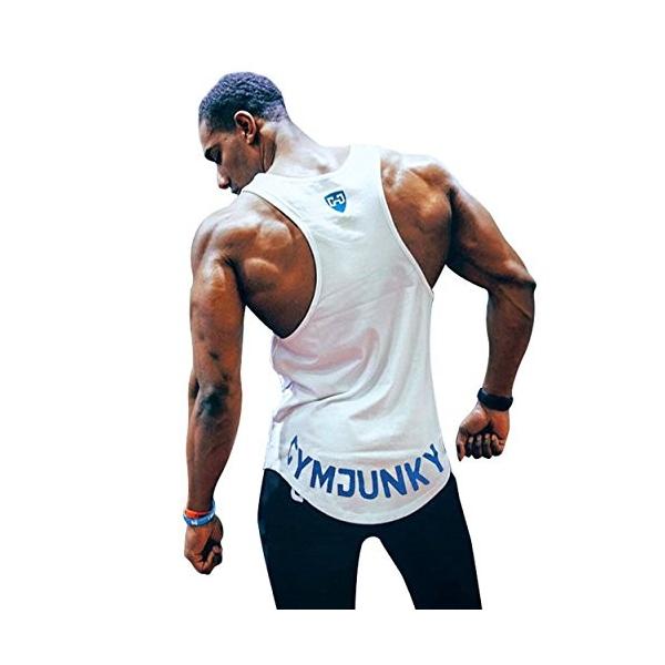 タンクトップ メンズ 筋トレ ノースリーブ 綿 スポーツウェアボディビル トレーニングウェア マッスルフィットの価格と最安値 おすすめ通販を激安で