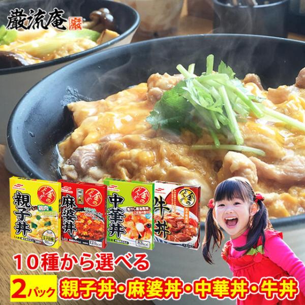 ポイント利用 お試し商品 サンプルポイント消化 10種から 選べる 親子丼 麻婆丼 中華丼 牛丼 2パック セット【送料無料】ポイント消化にもおすすめです！マルハニチロの「金のどんぶり」シリーズ　親子丼　麻婆丼 中華丼 牛丼　を10の組み合...