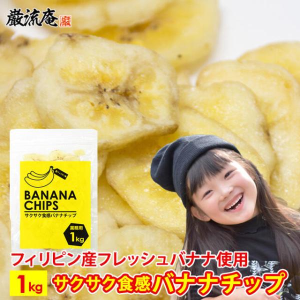 バナナチップス バナナチップ 1kg 送料無料 ドライフルーツ ドライ フィリピン バナナ お菓 ポイント利用 お試し商品 サンプル 爆買