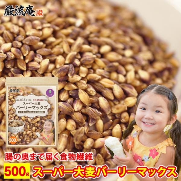 スーパー大麦 バーリーマックス 500g もち麦 「 カズレーザーと学ぶ 」で紹介 食物繊維 大麦 ポイント利用 お試し商品 サンプル 爆買