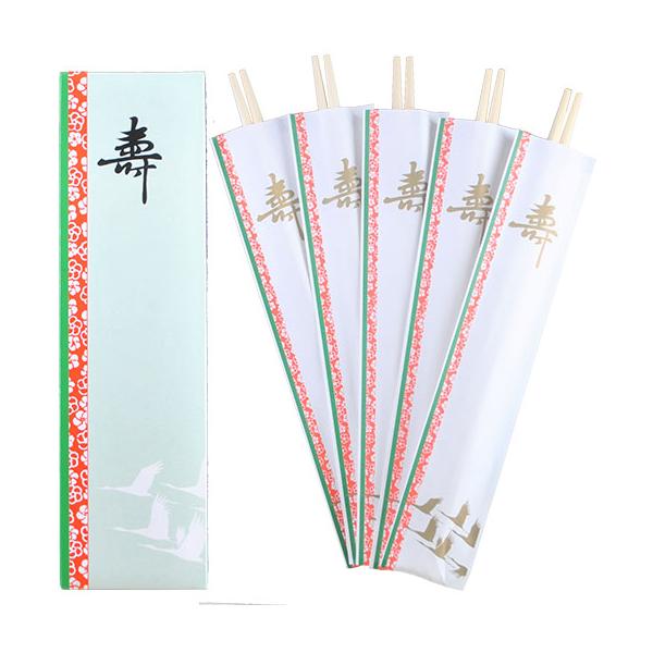 祝箸　飛鶴（ひかく）5膳組小箱入り