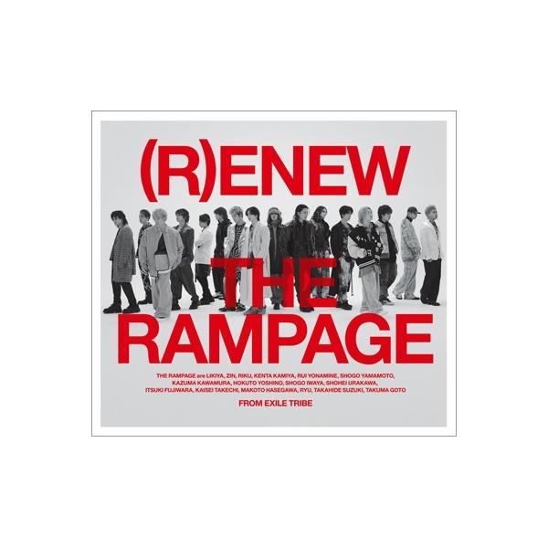 THE RAMPAGE from EXILE TRIBE / (R)ENEW 【MV盤】(2CD+Blu-ray