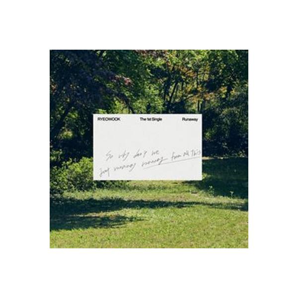SUPER JUNIOR-RYEOWOOK / 1st Single Album:  Runaway (DIGIPACK Ver.)  〔CDS〕