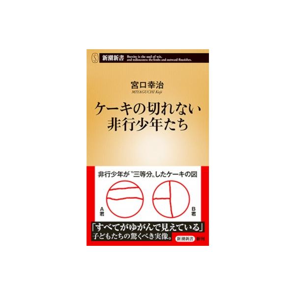 ケーキの切れない非行少年たち 新潮新書 / 宮口幸治 〔新書〕