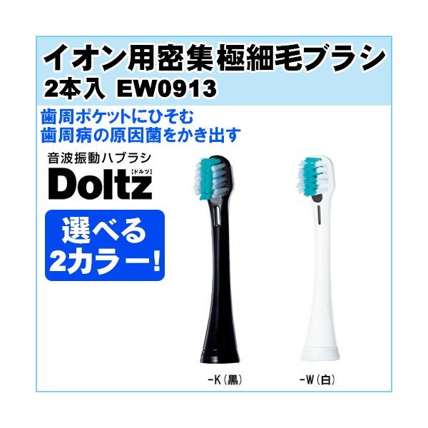 パナソニック イオン用密集極細毛ブラシ （2本入） EW0913