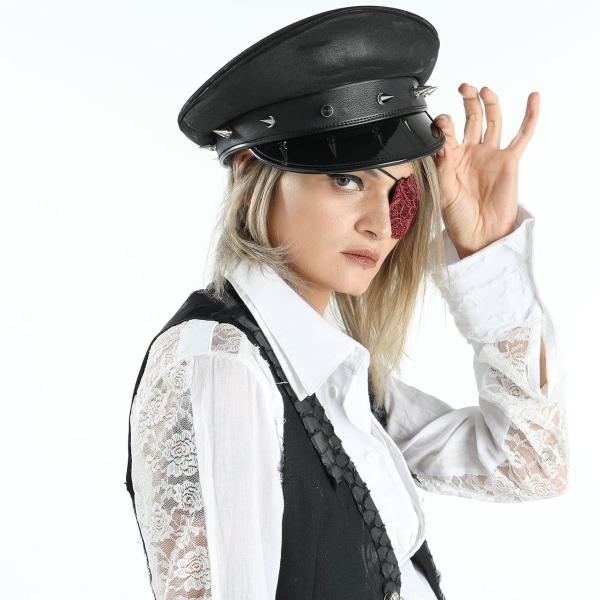 H Naoto 軍帽 ミリタリーハット スタッズ ゴシック パンク モード Studded Military Cap Buyee 日本代购平台 产品购物网站大全 Buyee一站式代购 Bot Online