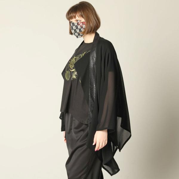 H Naoto 浴衣 羽織 カーディガン シフォン 蛇柄 和ゴス 和パンク モード Snake Collar Drape Kimono Buyee Buyee 日本の通販商品 オークションの代理入札 代理購入