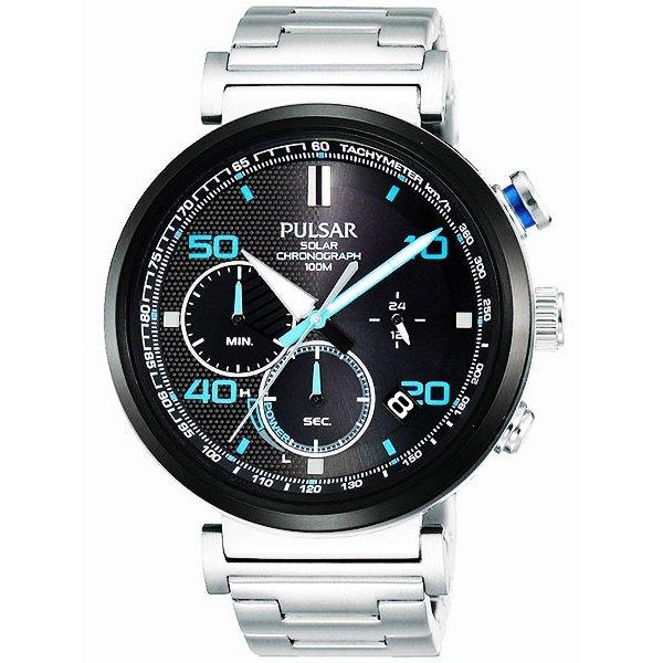 PULSAR（パルサー） セイコー SEIKO ソーラークロノグラフ腕時計 
