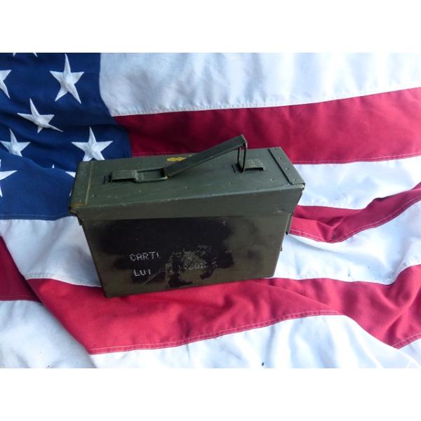 米軍放出品　弾薬箱　AMMO BOX 道具箱 などに　S　アンモキャリングケース　143ｘ