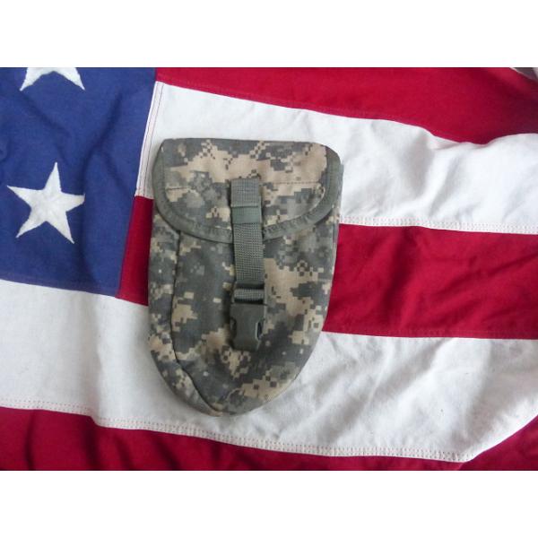 米軍実物　未使用　E-TOOL キャリア / ポーチ 折畳みスコップ　ACU MOLLE 26x