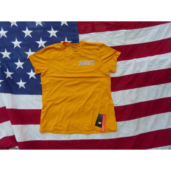 米軍実物 NAVY NB社製 フィジカル トレーニング Tシャツ ニューバランス　L　27x