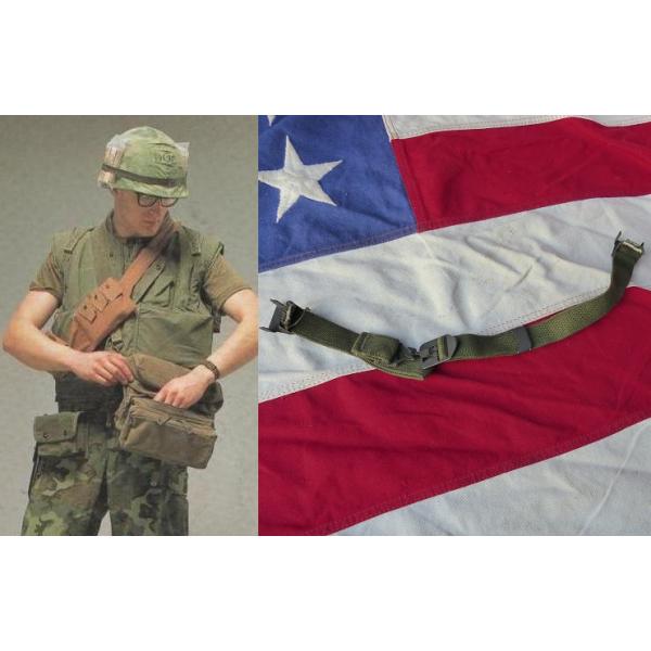 希少　ナム戦 米軍実物 デッド M1 M2　ヘルメット用チンストラップ　10x