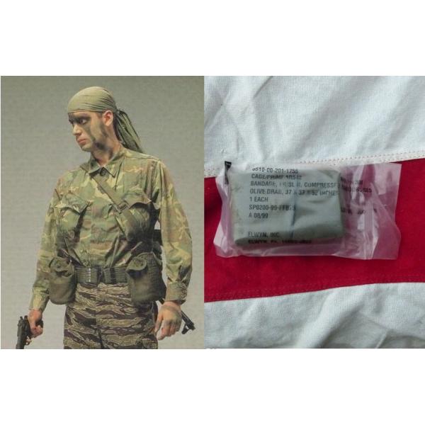 米軍実物　三角バンデージ　三角巾　スカーフ　22ｘ