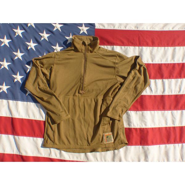 米軍実物 USED FROG ポーラテック グリッドフリース プル