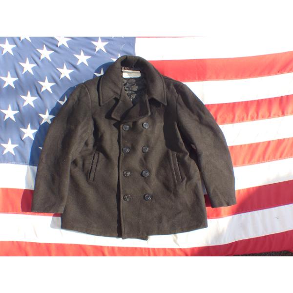 米軍実物 ヴィンテージ NAVY Pコート 48 ピーコート N23x : ホバート