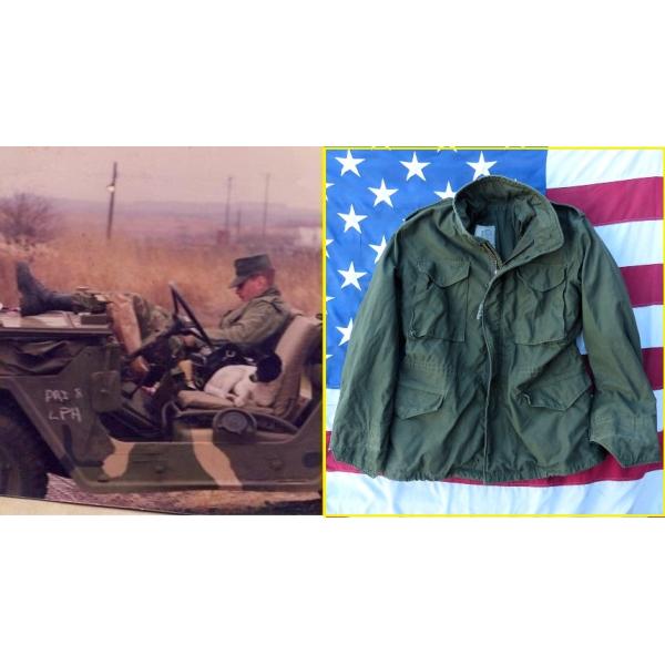 US ARMY M-65フィールドジャケット OG-107 XS-R 米軍実物 米軍実物 1981” OD M65フィールドジャケット OG-107 S-R 235x