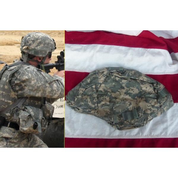 実物　米陸軍ヘルメット/ACUパターンカバー MICH ミッチ ACU ヘルメットカバー 米軍 放出の商品詳細