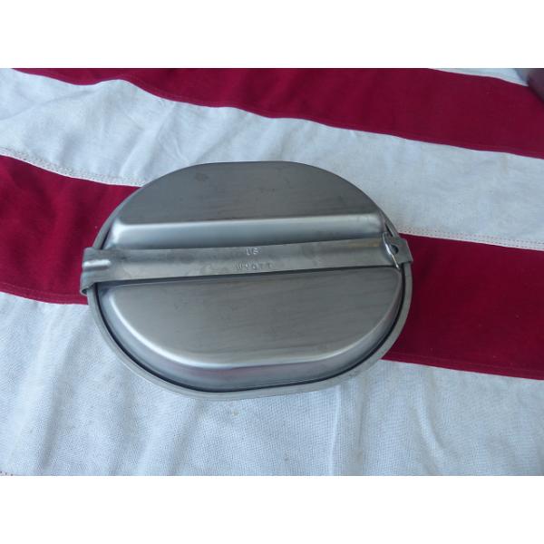 米軍実物　 メスキットパン　WYOTT　食器　アウトドア　315 US.メスキットパン WYOTT製の実物新品 : ACE IN THE HOLE - 通販