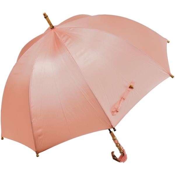 Ocaille オカイユ 鼈甲ハンドル 晴雨兼用 長傘 ピンク Ocaille オカイユ 鼈甲ハンドル 晴雨兼用 長傘 ピンク