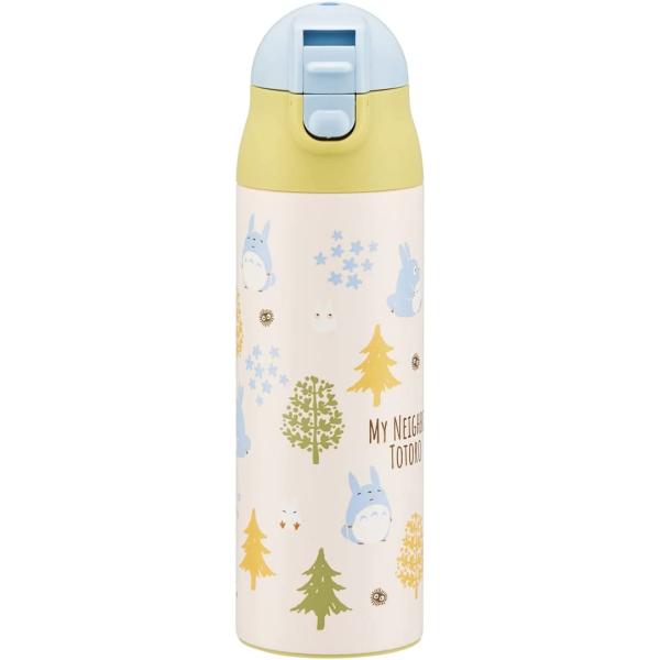 ステンレスボトル 500ml 調乳用 超軽量 水筒 調乳 500 ワンタッチ 保温 かわいい スケーター skater SMIB5 となりの トトロ totoro ジブリ 女性 レディース